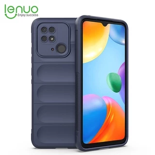 Ốp điện thoại LENUO silicon mềm màu trơn chống sốc cho Xiaomi Redmi 10C 9 9A 9C 10A