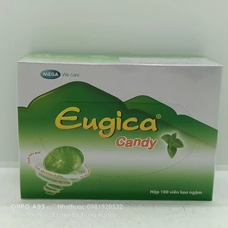 Eugica kẹo ngậm giảm ho đau họng từ thảo dược - từ tinh dầu gừng, bạc hà, quế, khuynh diệp