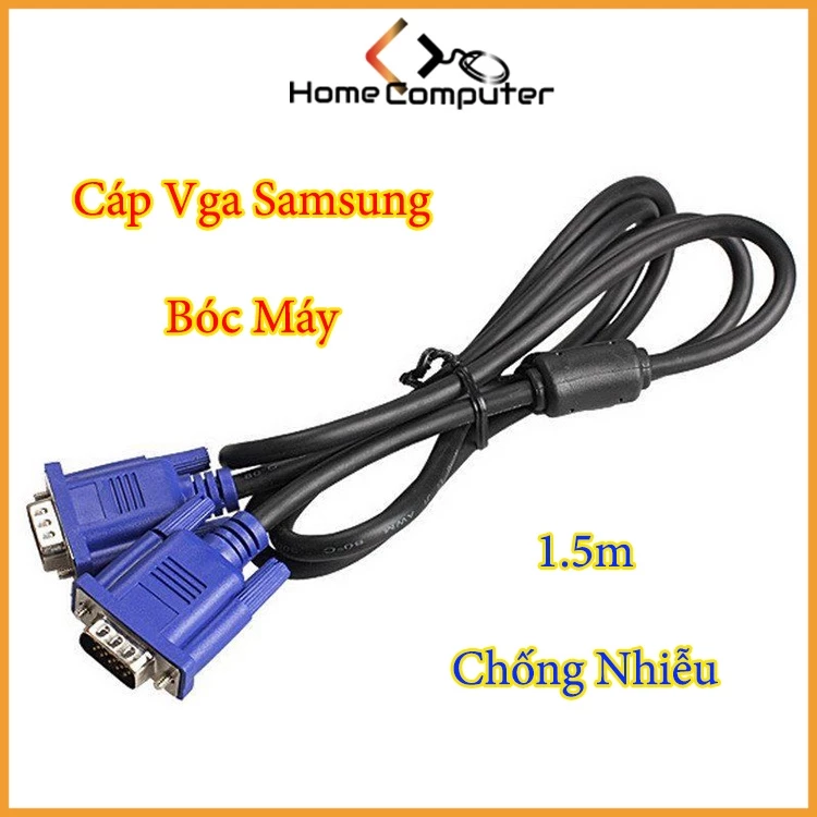 Dây cáp tín hiệu vga samsung zin 1.5m - Home Computer