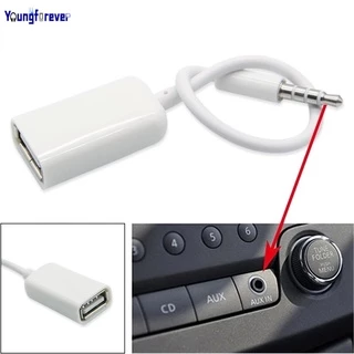 Cáp chuyển đổi âm thanh MP3 cỡ 3.5mm AUX sang cổng USB 2.0