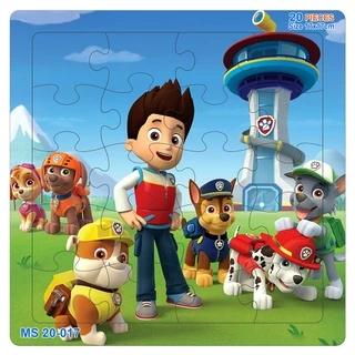 BỘ TRANH XẾP HÌNH 20 MẢNH - PAW PATROL