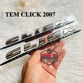 Tem ốp sườn chữ CLICK 2007 hàng cao cấp siêu nét - giá 1 cặp