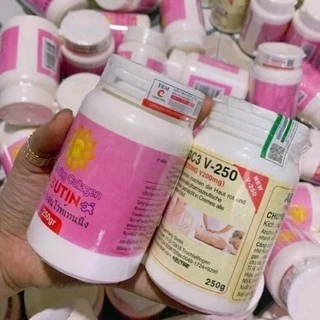 [Ảnh thật] Kích trắng Abutine 3c3 V-250+Kích dưỡng trắng màu hồng, có tem cào check mã-HÀNG CHÍNH HÃNG
