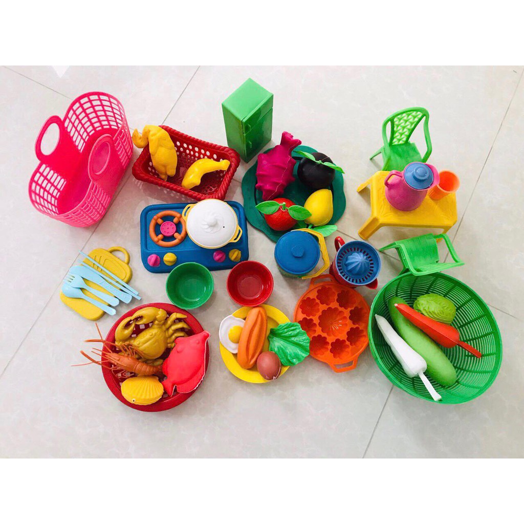Set 1kg và 2kg Đồ Chơi Cân Ký Nấu Ăn
