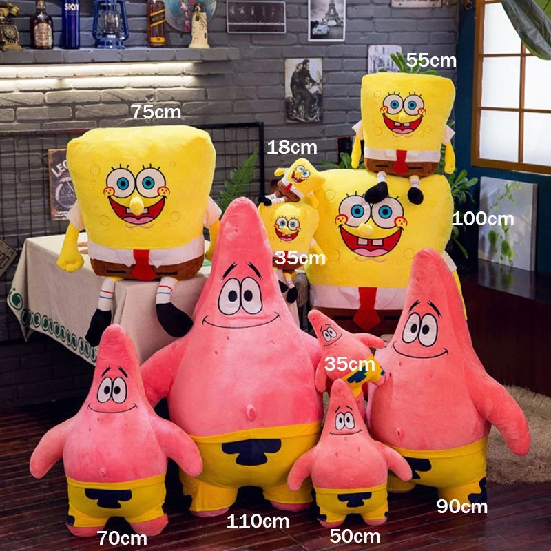 Đồ chơi nhồi bông thiết kế nhân vật hoạt hình Spongebob Patrick