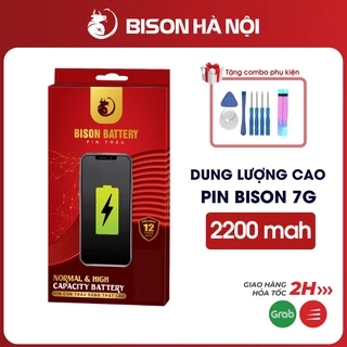 Pin IP7 dung lượng cao 2200mah Bison BH 12 tháng