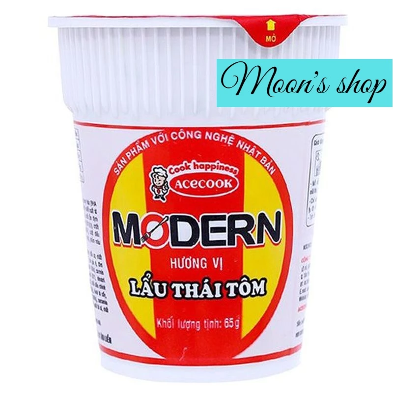 COMBO 6 MÌ LY LẺ MODERN LẨU THÁI TÔM 65G