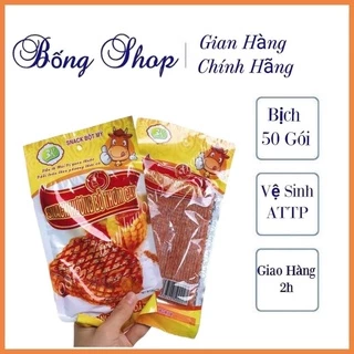 [ sỉ ]1 Bịch 50 Gói Snack Bò Miếng Thơm Cay