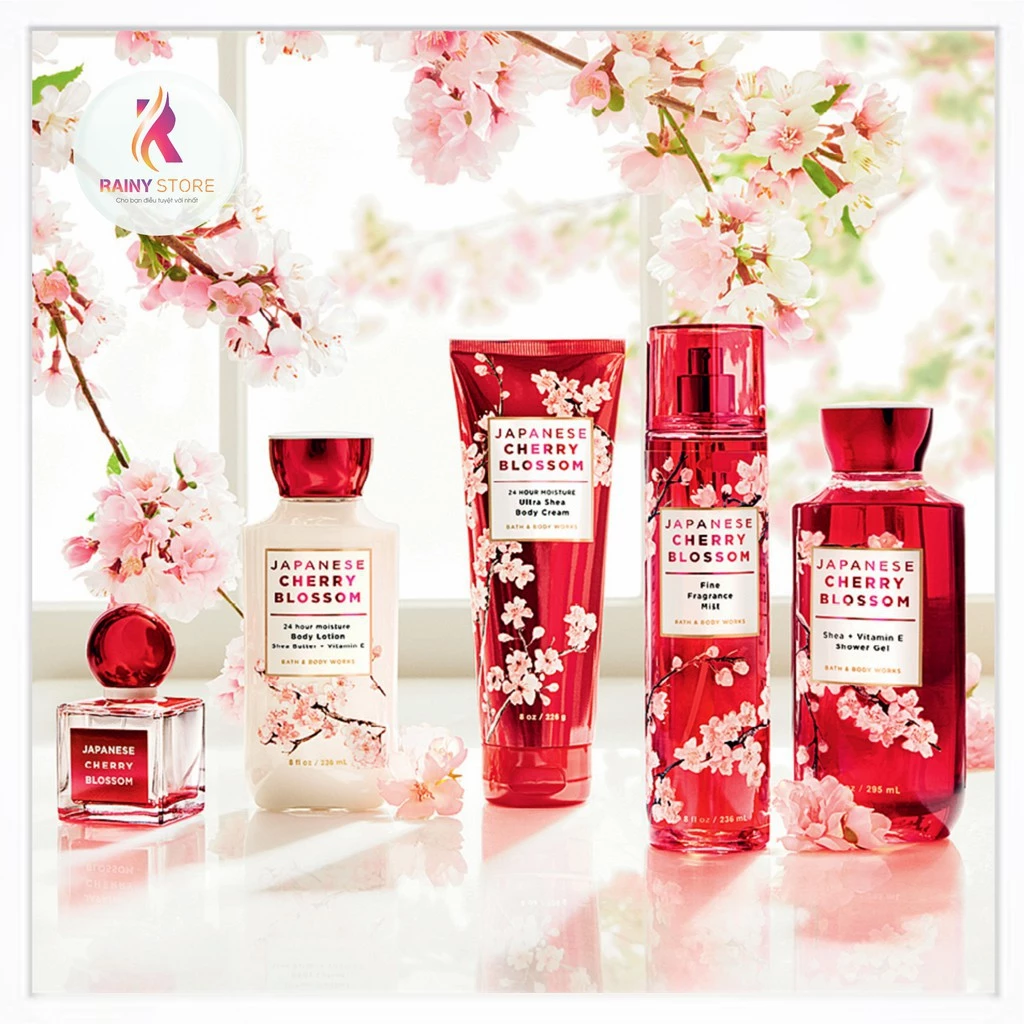 Sữa Dưỡng Thể Bath Body Works Japanese Cherry Blossom Body Lotion 236ml #◍Vittorio◍