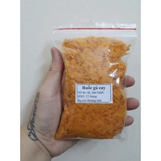 Ruốc gà cay 100g, chà bông gà 100g vị ngon nhà làm