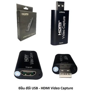 Thiết bị ghi HDMI capture 4K hdmi 1080P sang USB 2.0 ,30 khung hình/s Phát trực tiếp ,video chơi game hội nghị (1AM-BB)