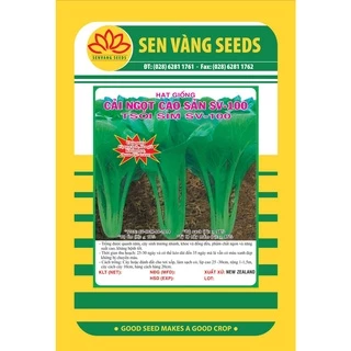 Hạt giống Cải Ngọt Cao Sản SV 100 (20g) | Sen Vàng | VTNN Cần Thơ