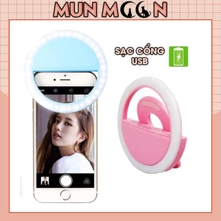 Đèn Led Selfie, Đèn LED hỗ trợ chụp ảnh selfie có thể điều chỉnh độ sáng, Nhỏ Gọn Bỏ Túi Siêu Tiện Lợi/Maxop