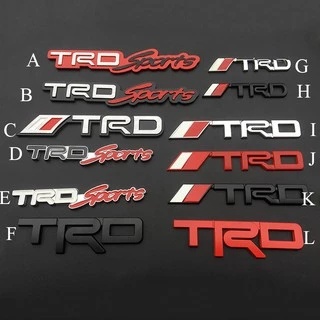 Phụ kiện huy hiệu TRD trang trí xe hơi Toyota