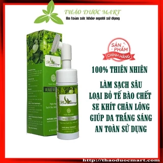 Sữa rửa mặt cho da mụn, da dầu mụn Rau rừng Bà Thông 100% thiên nhiên  120ml