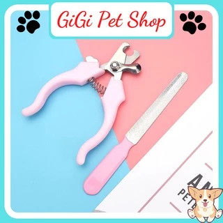 Bộ kìm kéo cắt móng chân kèm dũa cho thú cưng chó mèo phù hợp chó lớn nhỏ - GiGi Pet Shop