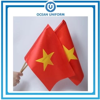 Lá cờ đỏ sao vàng cầm tay 15x20 cm Ocean Uniform