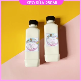 Keo sữa làm slime 250ml - Nguyên liệu làm slime keo sữa đã pha với body lotion và kem cạo