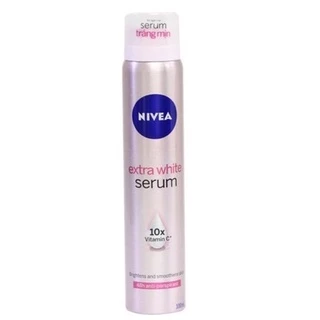 xịt khử mùi nivia sirum  Extrawhite 100 ml làm trắng nách giúp vùng da dưới cánh tay luôn khô thoáng trắng mịn