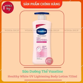 Sữa Dưỡng Thể Vaseline Healthy White UV Lightening Body Lotion 725ml . Giúp Dưỡng Trắng Dưỡng Ẩm Phù Hợp Cho Mọi Loại Da