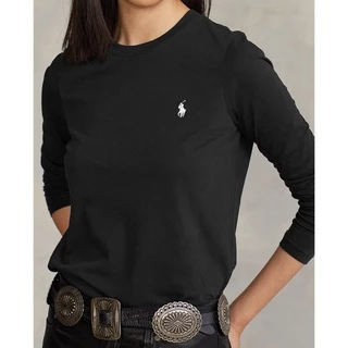 Áo Thun Trơn Dài Tay Cotton Ralph Lauren Rl22660