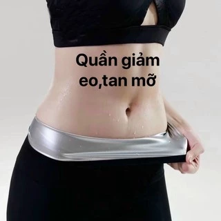 Quần Đùi Tan Mỡ Bụng , Quần Nano Sinh Nhiệt Giảm Mỡ Bụng Ra Mồ Hôi (Người dưới 53kg)