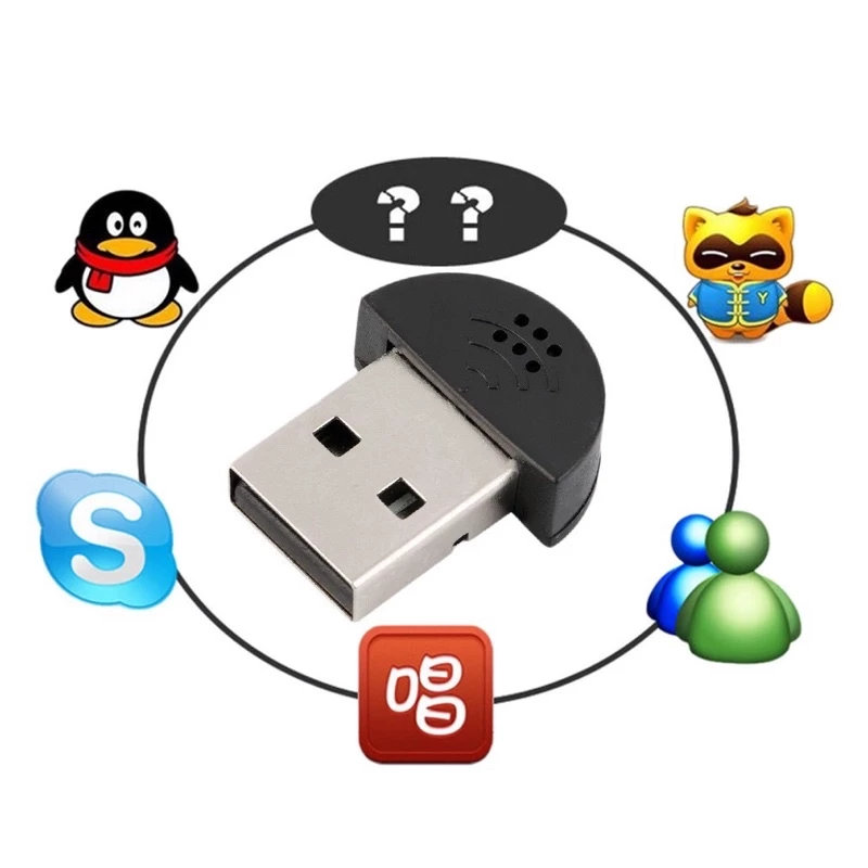 USB Microphone mini chuyên dùng tiện lợi cho máy tính