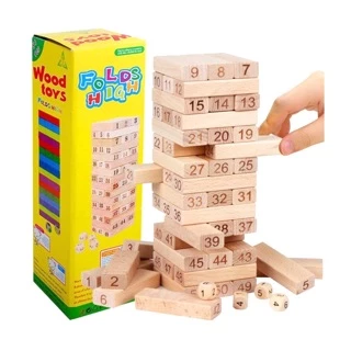 [❤️Tặng kèm xúc xắc❤️] Đồ chơi rút gỗ loại đẹp (Wiss Toy)