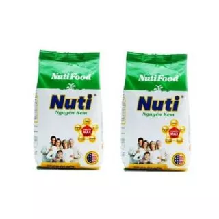 Sữa bột nguyên kem NutiFood 400g x 2 Gói