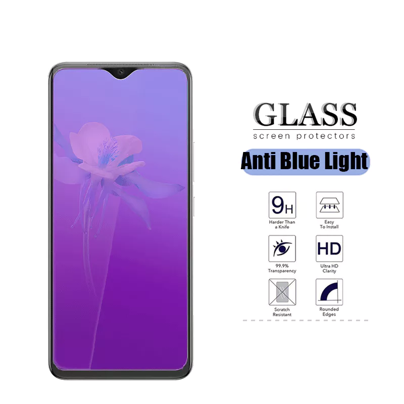 Kính Cường Lực Chống Ánh Sáng Xanh Cho Vivo Y36 4G Y35 Y02 Y02s Y16 Y22s Y15s Y33s Y21 Y21s Y01 Y76 Y72 Y31 Y51 Y20 Y20s Y12s Y11 Y30 Y50