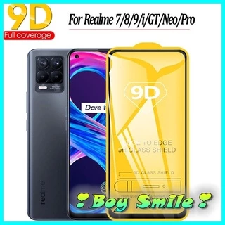 Kính Cường Lực Full Màn Realme C20 C21Y C25 C35 V15 Realme Q/5pro Realme 3 pro GT NEO Realme 8pro C12 C15 C17 Q2 Q2 pro