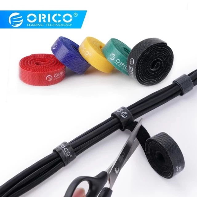 [ORICO] Băng dán gai thu gọn dây điện 1 mét ORICO - băng dính gai đa năng băng nhám cuốn gọn dây cáp dây điện tai nghe