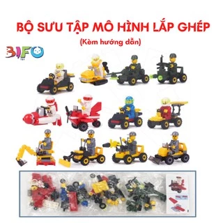 Bộ sưu tập đồ chơi lắp ghép mô hình mini cho bé phát triển trí não (kèm hướng dẫn)