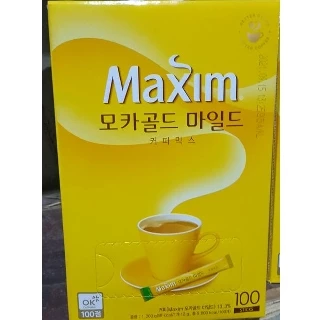 CÀ PHÊ MAXIM HÀN QUỐC MOCHA GOLD 100 GÓI - 맥심 커피 모카골드 마일드