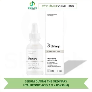 (Bill UK) SERUM CẤP NƯỚC PHỤC HỒI DA THE ORDINARY HYALURONIC ACID 2 % + B5 - 30ML (BILL Anh)