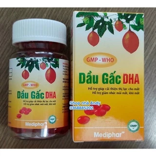 Dầu gấc DHA 100 viên sáng mắt, đẹp da, nhiều công dụng tốt [chính hãng date luôn mới]