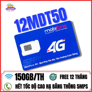 (ESIM) Sim Mạng 1 Năm, Sim Mobifone 4G 1 Năm Truy Cập Internet Tốc Độ Cao 100GB/ thang Sử Dụng 12 Tháng