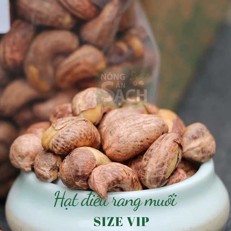 500g Hạt Điều Nguyên Hạt Rang Muối size VIP (500G ĐIỀU RANG VIP)