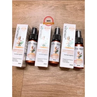 (Vitamin úc đi air) Xịt Keo Ong Vitatree Super Propolis Spray Manuka Honey