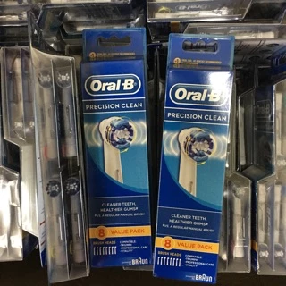 Set 8 đầu bàn chài oral b braun made in Germany