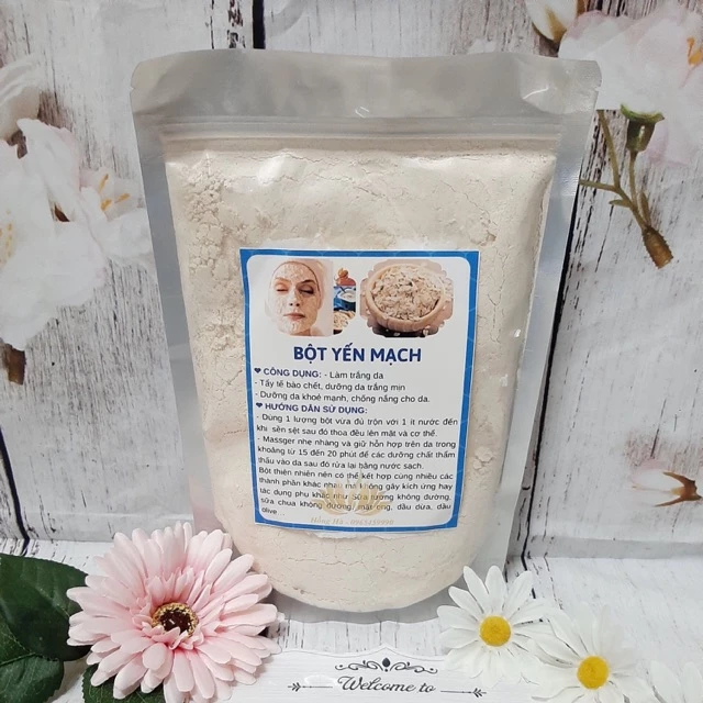 1kg Bột yến mạch đắp mặt tắm trắng handmade