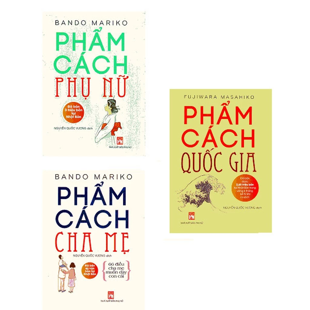 Sách Phụ Nữ - Combo Phẩm Cách: Cha Mẹ + Phụ Nữ + Quốc Gia