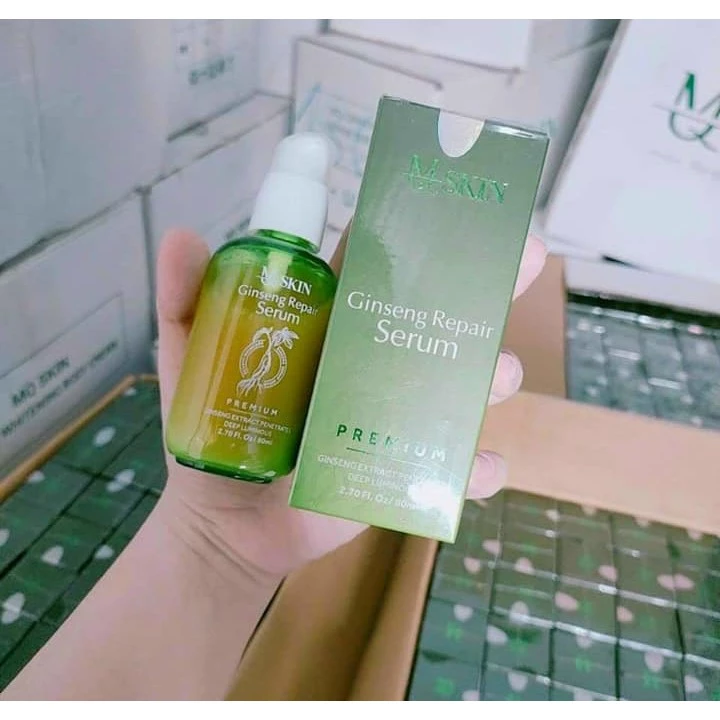 Serum thay da nhân sâm cao cấp MQ Skin - Tái tạo cao cấp MQ Skin KHÔNG SƯNG - Ginseng Repair Serum