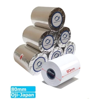 Giấy In Hóa Đơn, Giấy In Nhiệt Oji K80*65 Thermal Paper Nhật Bản