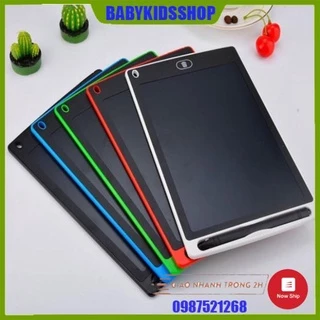 Bảng Viết Bảng Vẽ Tự Xoá thông minh đơn màu, đa màu LCD 8.5inch -10inch-12 Inch Cho Bé Học Tập Vui Chơi