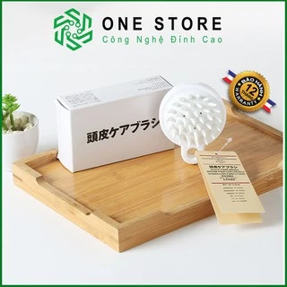 Lược mát xa gội đầu muji - dụng cụ massage da đầu Muji kiểu nhật (Giao màu ngẫu nhiên)