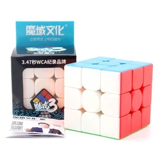 Rubik 3x3 MoYu Meilong stickerless cao cấp không viền - Đồ chơi Rubik giá rẻ Hàng Chính hãng