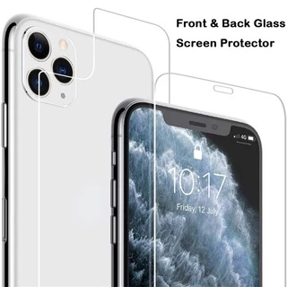 Kính Cường Lực Bảo Vệ Mặt Trước Và Sau Cho iphone 15 plus 15 13 12 14 pro max se 2020 11 pro xs max x 7 8