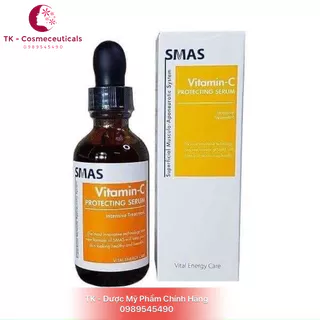 (CHÍNH HÃNG) Tinh Chất Smas / S Mas Vitamin C Protecting Serum, Giúp Mờ Thâm Mụn, Sạm Nám Tàn Nhang - 60ml