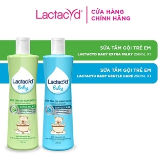 Sữa Tắm Gội Trẻ em Lactacyd Baby Extra Milky, Baby Gentle Care 250ml - 500ml